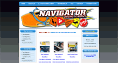 Desktop Screenshot of navigatordriving.com